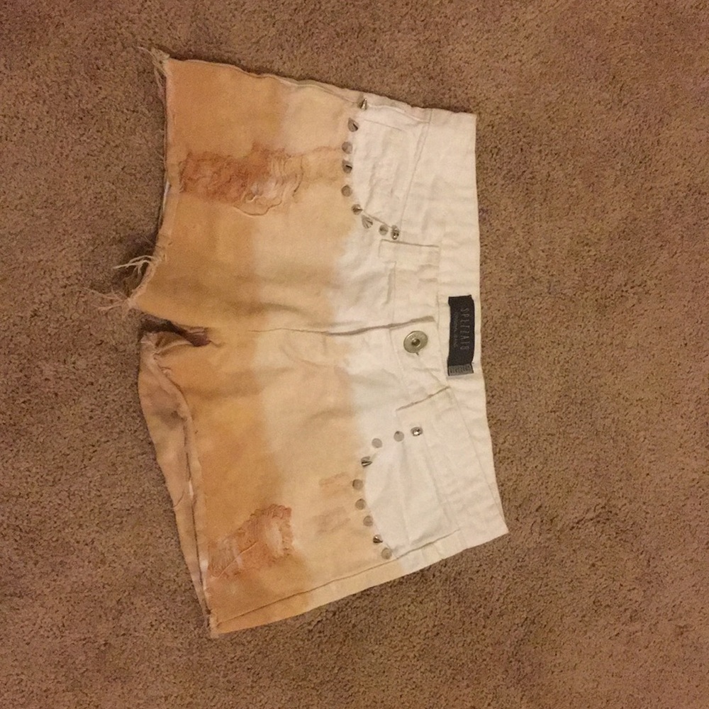 Never worn! Spezzato shorts with accent spikes